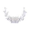 TRUSTTWO Elegant Silver Color Pearl Rhinestone Hair Jewelry Women Handmade Tiara Hair Comb Bridal Hair Band Wedding Hair Accessories Gift The New view 1
