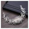 TRUSTTWO Elegant Silver Color Pearl Rhinestone Hair Jewelry Women Handmade Tiara Hair Comb Bridal Hair Band Wedding Hair Accessories Gift The New view 4