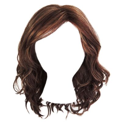 GABOR Fancy Chic Mid-Lenth Layered Tousled Bob Wig by Hairuwear, Average Cap - Medium Brown