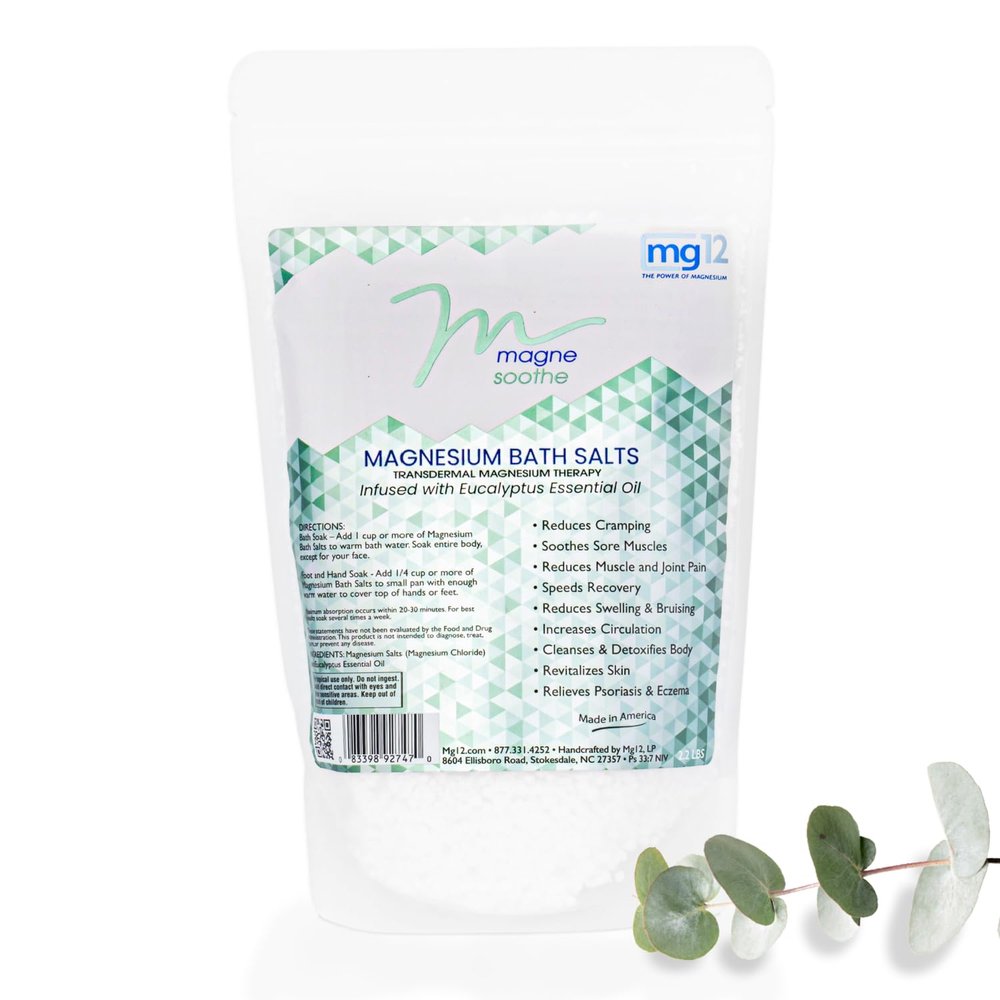 2.2lb MagneSoothe Eucalyptus Magnesium Bath Salt