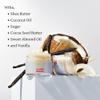 Lip Balm and Lip Scrub, Lip Moisturizer and Lip Exfoliator, Lip Treatment Set, Lip Exfoliator Scrub, Lip Care, Lip Butter, with Sugar, Coconut Oil, Shea Butter, Cocoa Butter, Sweet Almond Oil, Vanilla view 3