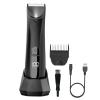 NinthAvenue Basics Body Hair Trimmer Shaving Tool, Washable LCD Display Waterproof Wet and Dry Using Electric Back Shaver for Armpit Nose Groin view 1