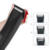 NinthAvenue Basics Body Hair Trimmer Shaving Tool, Washable LCD Display Waterproof Wet and Dry Using Electric Back Shaver for Armpit Nose Groin view 2