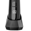 NinthAvenue Basics Body Hair Trimmer Shaving Tool, Washable LCD Display Waterproof Wet and Dry Using Electric Back Shaver for Armpit Nose Groin view 3