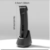 NinthAvenue Basics Body Hair Trimmer Shaving Tool, Washable LCD Display Waterproof Wet and Dry Using Electric Back Shaver for Armpit Nose Groin view 4