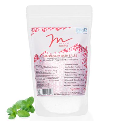 2.2lb MagneSoothe Peppermint Magnesium Bath Salt