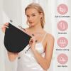 Silk Hair Bonnet for Sleeping Women Silky Satin Lined Sleep Cap Adjustable Hair Wrap Stay On All Night for Women and Men 2PCS(Black&Black) view 3