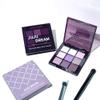9-Color Eyeshadow Palette - Purple Case, 8g Versatile Shades, Rich Pigments, Compact & Travel-Friendly view 4