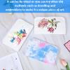 20 Pcs Canvas Makeup Bags,Blank Pure Cotton Makeup Bag,Cotton Bags for Tie Dying Tie Dye Kit Items to DIY Suitable for Large Groups Tie Dye Party Project Travel Wedding Teacher Gifts Makeup Stationery view 3