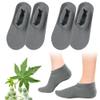 2 Pack Castor Oil Pack Wraps for Feet,Reusable Castor Oil Wrap Socks Organic Cotton for Women,Castor Oil Pack Kit for Feet Arthritis and feet Cracking,Moisturizing Feet(Oil Not Include) Short view 1