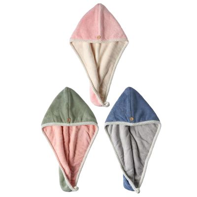 All Hair Types Double-Layer Microfiber Hair Turban - Absorbent Hair Towel Wrap for Women | Ideal for Home, Salon, Hotel Use
