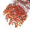 qiipii 3000PCS 4mm Crystal Red Orange Resin Rhinestones for Crafting Red Zircon Flatback Stones Bulk SS16 Non-Hotfix Diamonds Crystals Gems Charms for Nails Face Eyes Makeup Mugs Tumblers DIY Crafts view 1