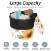 2PCS Colorful Sunflowers-355 Travel Cosmetic Bag Makeup Organizer, Drawstring Bathroom Cases - Cylindrical & Small Toiletry Bag view 2