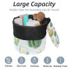2PCS Colorful Cactus-88 Travel Cosmetic Bag: Your Ultimate Makeup Organizer & Bathroom Cases - With Drawstring, Cylindrical & Small Toiletry Bag view 2