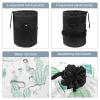 2PCS Artistic Cactus-105 Travel Cosmetic Bag Makeup Organizer Bag Bathroom Cases Toiletry Bag with Drawstring (Cylindrical bag and small bag) view 3