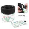 2PCS Artistic Cactus-105 Travel Cosmetic Bag Makeup Organizer Bag Bathroom Cases Toiletry Bag with Drawstring (Cylindrical bag and small bag) view 4