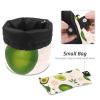 2PCS Fresh avocado-717 Travel Cosmetic Bag Makeup Organizer Bag Bathroom Cases Toiletry Bag with Drawstring (Cylindrical bag and small bag) view 4