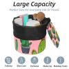 2PCS Artistic Cactus-130 Travel Cosmetic Bag Makeup Organizer: Stylish Bathroom Cases with Drawstring, Cylindrical & Small Toiletry Bag view 2