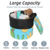 2PCS Colorful Cactus-75 Travel Cosmetic Bag Makeup Organizer, Drawstring Bathroom Cases - Cylindrical & Small Toiletry Bag view 2