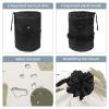 2PCS Artistic Cactus-125 Travel Cosmetic Bag Makeup Organizer Bag Bathroom Cases Toiletry Bag with Drawstring (Cylindrical bag and small bag) view 3