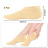 2 Pack Castor Oil Pack Wraps for Feet,Reusable Castor Oil Wrap Socks Organic Cotton for Women,Castor Oil Pack Kit for Feet Arthritis and feet Cracking,Moisturizing Feet(Oil Not Include) Short view 2