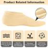 2 Pack Castor Oil Pack Wraps for Feet,Reusable Castor Oil Wrap Socks Organic Cotton for Women,Castor Oil Pack Kit for Feet Arthritis and feet Cracking,Moisturizing Feet(Oil Not Include) Short view 4