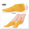 2 Pack Castor Oil Pack Wraps for Feet,Reusable Castor Oil Wrap Socks Organic Cotton for Women,Castor Oil Pack Kit for Feet Arthritis and feet Cracking,Moisturizing Feet(Oil Not Include) Short view 2
