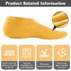 2 Pack Castor Oil Pack Wraps for Feet,Reusable Castor Oil Wrap Socks Organic Cotton for Women,Castor Oil Pack Kit for Feet Arthritis and feet Cracking,Moisturizing Feet(Oil Not Include) Short view 3