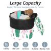 2PCS Artistic Cactus-174 Travel Cosmetic Bag Makeup Organizer: Stylish Bathroom Cases with Drawstring, Cylindrical & Small Toiletry Bag view 2