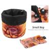 2PCS Aesthetic Sunflower-323 Travel Cosmetic Bag Makeup Organizer, Drawstring Bathroom Cases - Cylindrical & Small Toiletry Bag view 4
