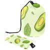 2PCS Green avocado-606 Travel Cosmetic Bag Makeup Organizer: Stylish Bathroom Cases with Drawstring, Cylindrical & Small Toiletry Bag view 1