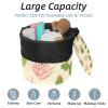 2PCS Colorful Cactus-50 Travel Cosmetic Bag Makeup Organizer: Stylish Bathroom Cases with Drawstring, Cylindrical & Small Toiletry Bag view 2
