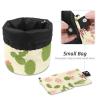 2PCS Colorful Cactus-50 Travel Cosmetic Bag Makeup Organizer: Stylish Bathroom Cases with Drawstring, Cylindrical & Small Toiletry Bag view 4