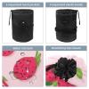 2PCS Green avocado-628 Travel Cosmetic Bag: Your Ultimate Makeup Organizer & Bathroom Cases - With Drawstring, Cylindrical & Small Toiletry Bag view 3