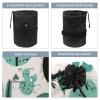 2PCS Artistic Cactus-160 Travel Cosmetic Bag: Your Ultimate Makeup Organizer & Bathroom Cases - With Drawstring, Cylindrical & Small Toiletry Bag view 3
