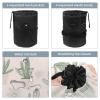 2PCS Colorful Cactus-30 Travel Cosmetic Bag Makeup Organizer: Stylish Bathroom Cases with Drawstring, Cylindrical & Small Toiletry Bag view 3