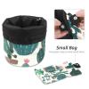 2PCS Artistic Cactus-138 Travel Cosmetic Bag Makeup Organizer: Stylish Bathroom Cases with Drawstring, Cylindrical & Small Toiletry Bag view 4
