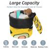 2PCS Green avocado-651 Travel Cosmetic Bag Makeup Organizer, Drawstring Bathroom Cases - Cylindrical & Small Toiletry Bag view 2
