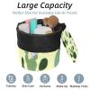2PCS Colorful Cactus-93 Travel Cosmetic Bag Makeup Organizer Bag Bathroom Cases Toiletry Bag with Drawstring (Cylindrical bag and small bag) view 2