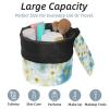 2PCS Yellow Sunflower-241 Travel Cosmetic Bag Makeup Organizer Bag Bathroom Cases Toiletry Bag with Drawstring (Cylindrical bag and small bag) view 2