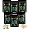 Hard Wax Beads, Bouvetan 1.3Lb/21oz Wax Beads for Brazilian Waxing, Hard Waxing Beans for Eyebrow, Face, Bikini for Women Men Hair Removal with 10pcs Spatulas, 6 Packs (Jasmine) view 1
