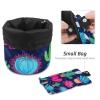 2PCS Colorful Cactus-17 Travel Cosmetic Bag Makeup Organizer Bag Bathroom Cases Toiletry Bag with Drawstring (Cylindrical bag and small bag) view 4