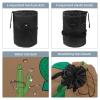 2PCS Artistic Cactus-144 Travel Cosmetic Bag: Your Ultimate Makeup Organizer & Bathroom Cases - With Drawstring, Cylindrical & Small Toiletry Bag view 3