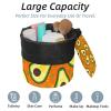 2PCS Green avocado-634 Travel Cosmetic Bag Makeup Organizer: Stylish Bathroom Cases with Drawstring, Cylindrical & Small Toiletry Bag view 2