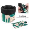 2PCS Artistic Cactus-190 Travel Cosmetic Bag Makeup Organizer: Stylish Bathroom Cases with Drawstring, Cylindrical & Small Toiletry Bag view 4