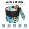 2PCS Fresh avocado-679 Travel Cosmetic Bag Makeup Organizer, Drawstring Bathroom Cases - Cylindrical & Small Toiletry Bag view 2