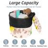 2PCS Aesthetic Sunflower-321 Travel Cosmetic Bag Makeup Organizer Bag Bathroom Cases Toiletry Bag with Drawstring (Cylindrical bag and small bag) view 2