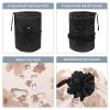 2PCS Aesthetic Sunflower-321 Travel Cosmetic Bag Makeup Organizer Bag Bathroom Cases Toiletry Bag with Drawstring (Cylindrical bag and small bag) view 3
