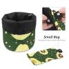 2PCS Fresh avocado-690 Travel Cosmetic Bag Makeup Organizer: Stylish Bathroom Cases with Drawstring, Cylindrical & Small Toiletry Bag view 4