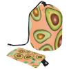 2PCS Fresh avocado-708 Travel Cosmetic Bag: Your Ultimate Makeup Organizer & Bathroom Cases - With Drawstring, Cylindrical & Small Toiletry Bag view 1